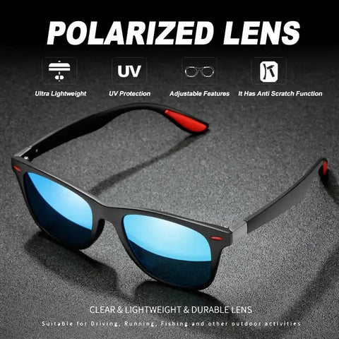 Polarized Night Vision Glasses for Drivers - PC Frame Sunglasses for Day and Night Vision in Outdoor Sports
