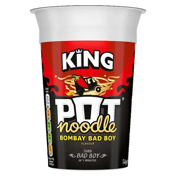 Pot Noodle King Pot Bombay Bad Boy 114 g (Case of 12)