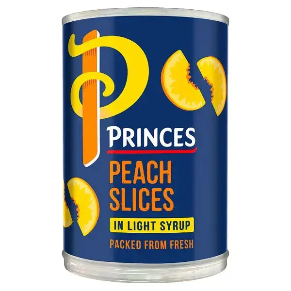 Princes Peach Slices in Light Syrup 410g (Case of 6)