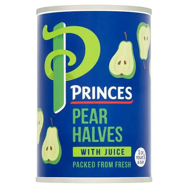 Princes Pear Halves with Juice 410g (Case of 6)