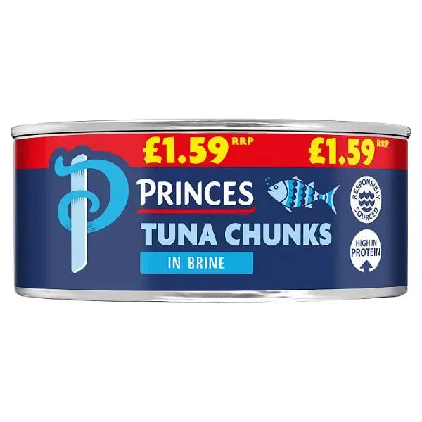 Princes Tuna Chunks in Brine 145g (Case of 12)