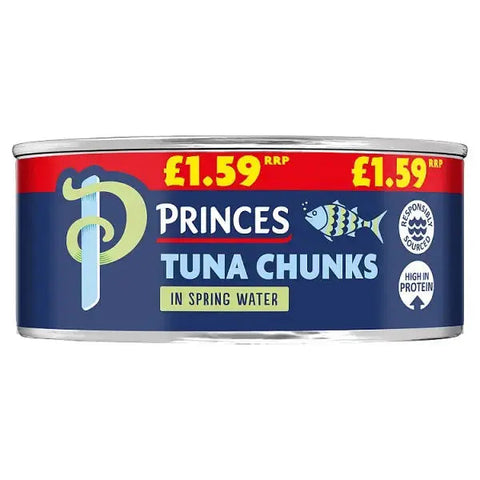 Princes Tuna Chunks in Spring Water 145g (Case of 12)