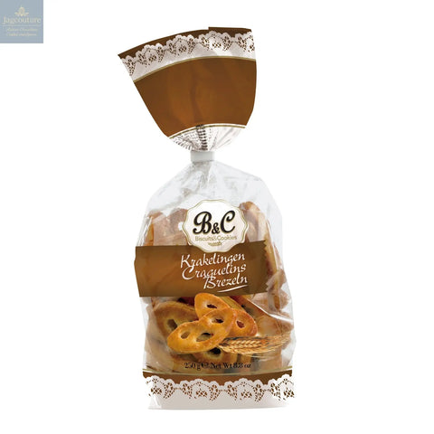 Puff pastry brezels in bag - VAT FREE Jag Couture Chocolates