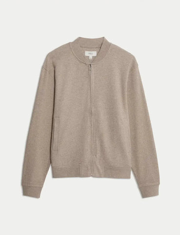Pure Cotton Bomber Jacket