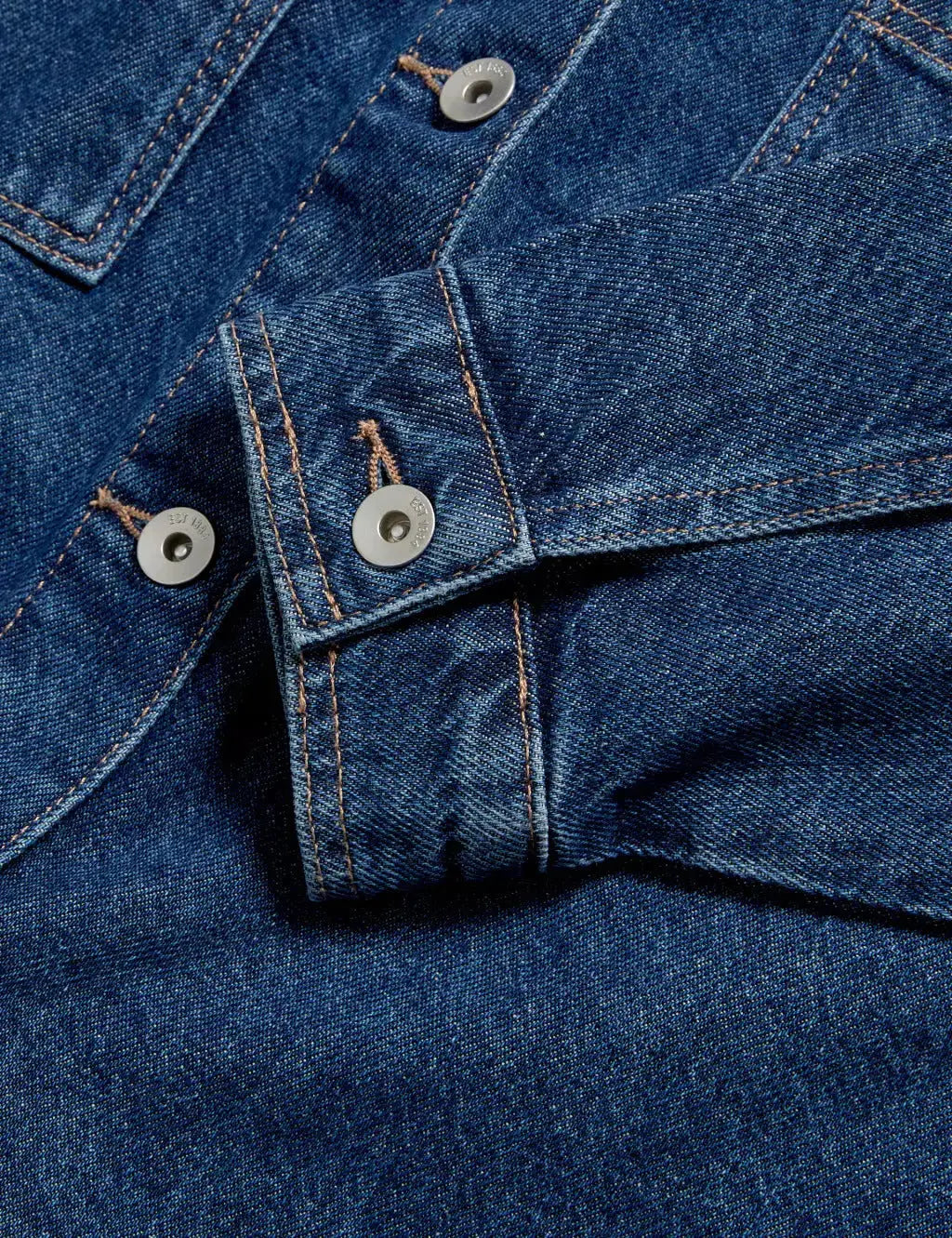Pure Cotton Denim Relaxed Shacket