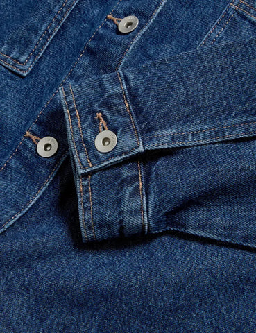 Pure Cotton Denim Relaxed Shacket
