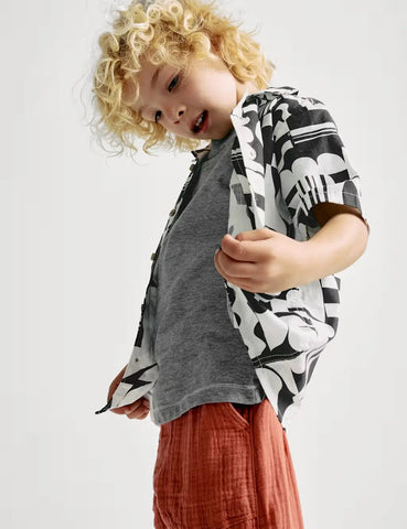 M&S Pure Cotton Printed Shirt & T-Shirt Set (2-16 Yrs)