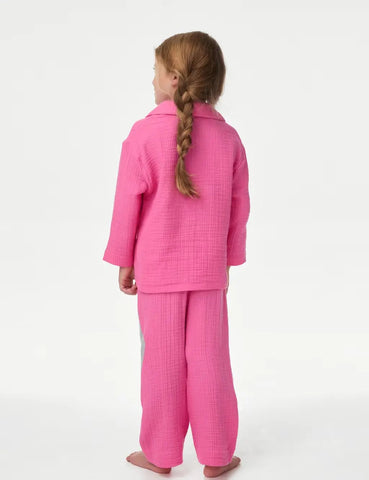 M&S Pure Cotton Pyjamas (1-16 Yrs)