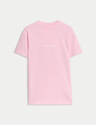 M&S Pure Cotton Sassy T-Shirt Dress (6-16 Yrs)