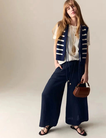 Pure Cotton Wide Leg Culottes