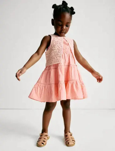 Pure Cotton Woven Dress (2-8 Yrs)