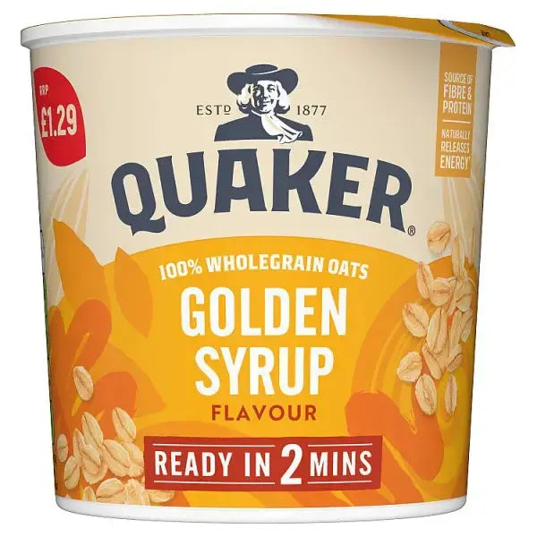 Quaker Oat So Simple Golden Syrup Porridge Pot (Case of 8)