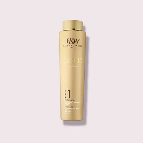 Fair and White Gold Ultimate AHA Brightening Lotion Step-1 350ml
