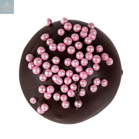 Raspberry truffle - flavoured oatmilk ganache in dark chocolate 12.8g - Jag Couture Chocolates