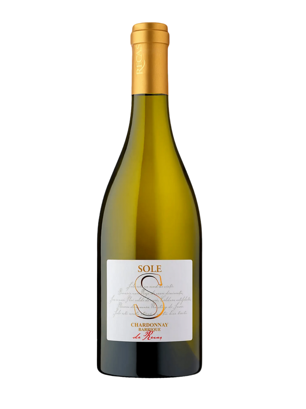 Recas Sole Chardonnay Barrique White Wine 750ml