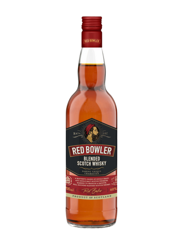 Red Bowler Blended Scotch Whisky with 2 glasses 700ml 40% ABV