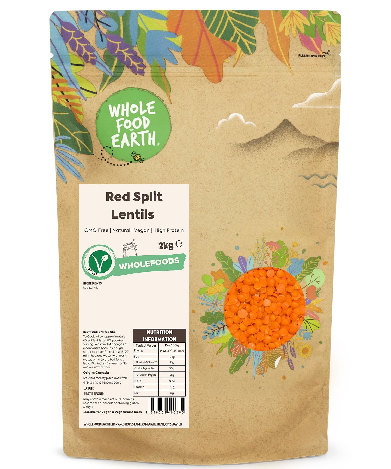 Red Split Lentils