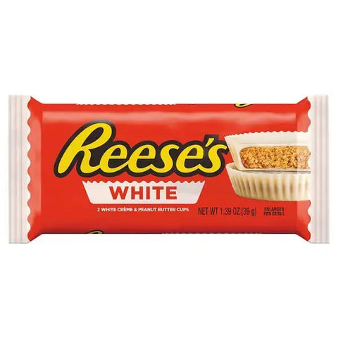 Reese's 2 White Peanut Butter Cups 39.5g (Case of 24)