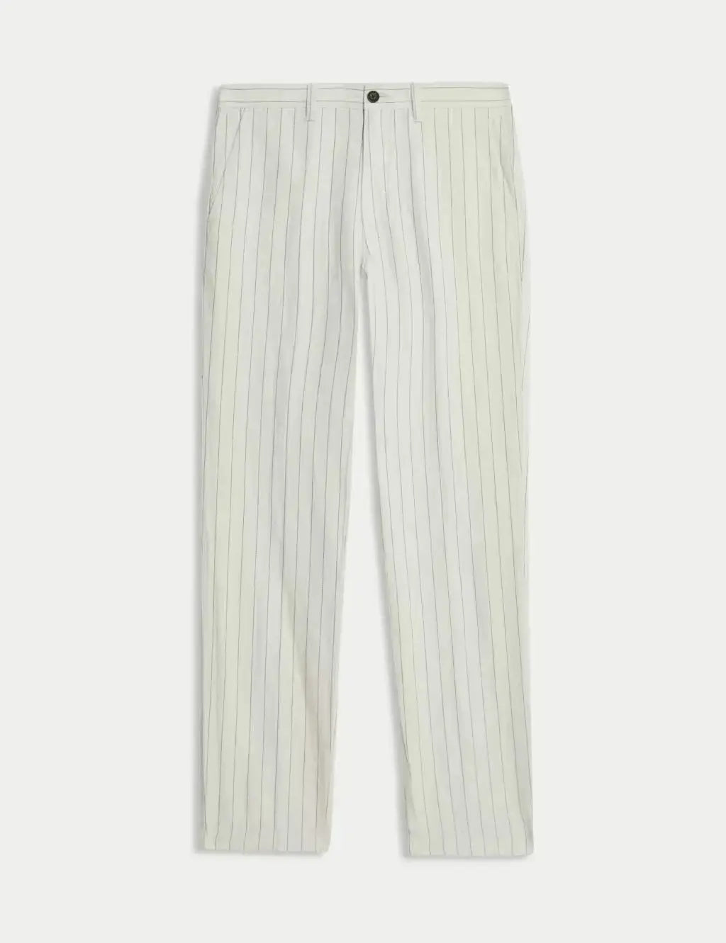 Regular Fit Cotton Linen Blend Chinos