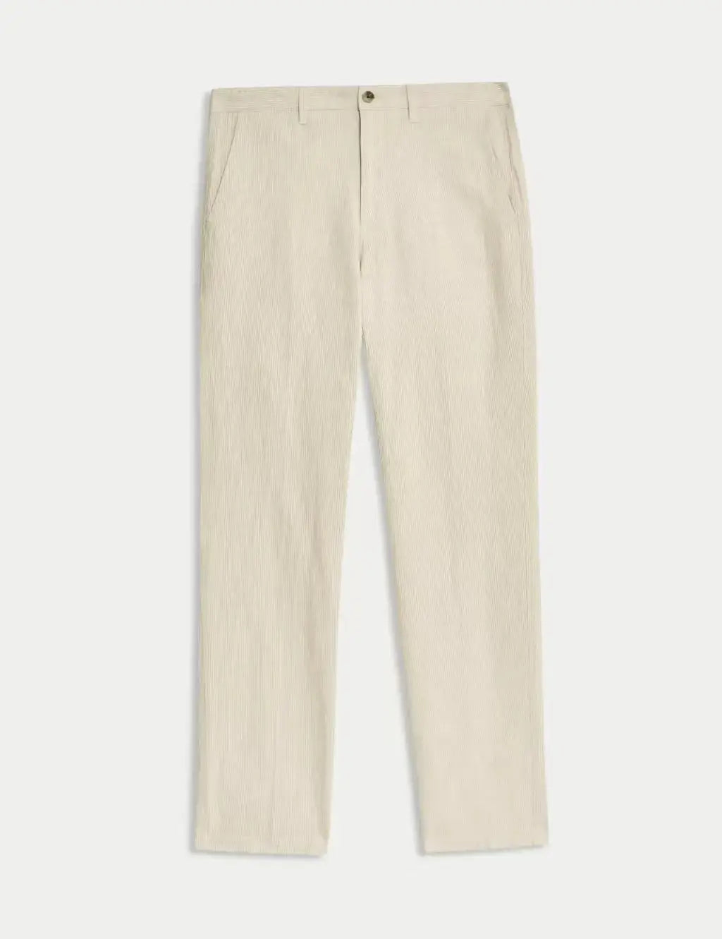 Regular Fit Cotton Linen Blend Chinos