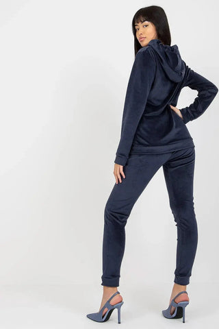 Relevance Velour set consisting of a sweatshirt and long pants
