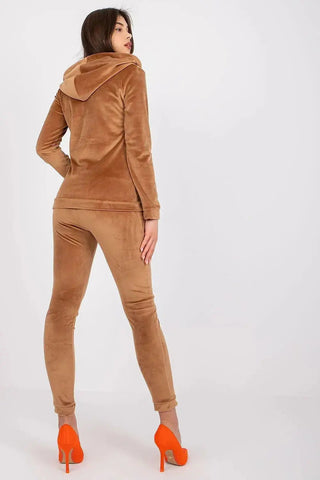 Relevance Velour set consisting of a sweatshirt and long pants
