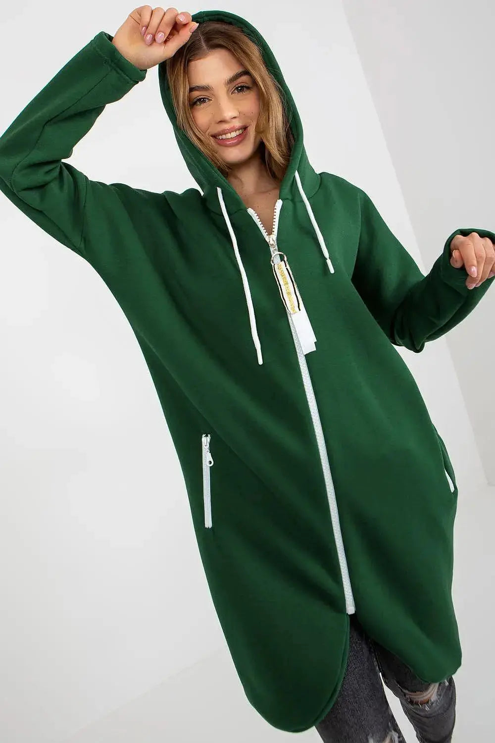 Relevance Womens sweatshirt with an extended cut
