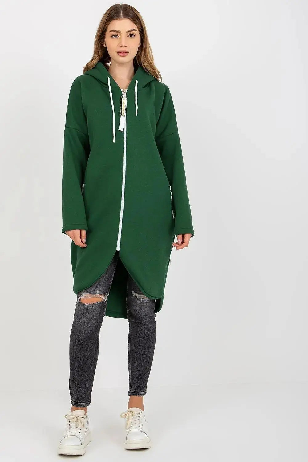 Relevance Womens sweatshirt with an extended cut