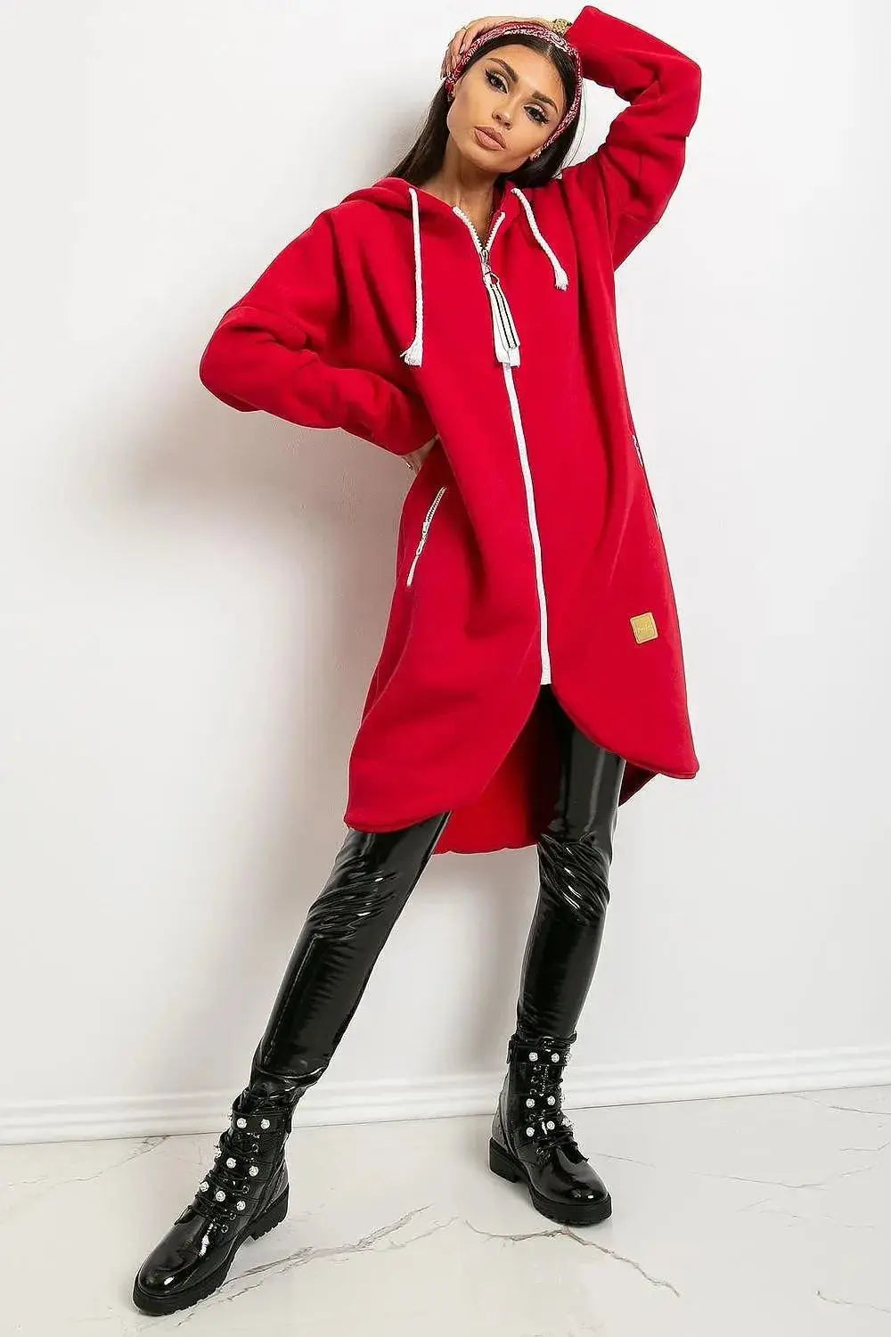 Relevance Womens sweatshirt with an extended cut