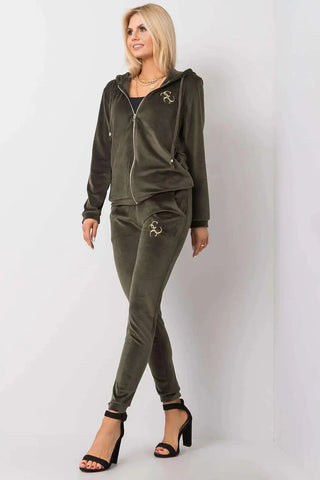 Relevance long sleeves sweatshirt with zipper, hood and slip pockets