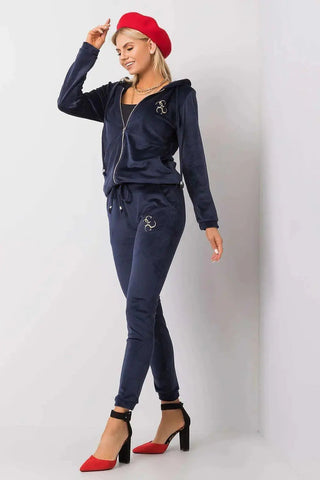 Relevance long sleeves sweatshirt with zipper, hood and slip pockets