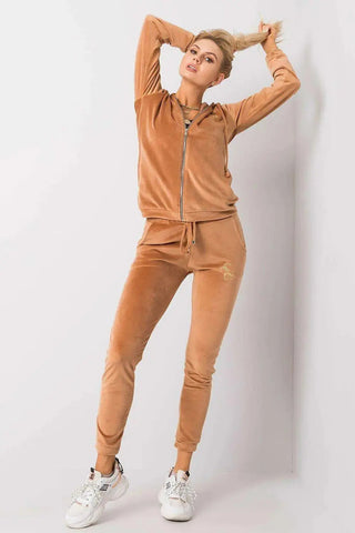 Relevance long sleeves sweatshirt with zipper, hood and slip pockets