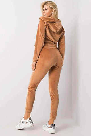 Relevance long sleeves sweatshirt with zipper, hood and slip pockets