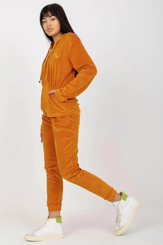 Relevance long sleeves sweatshirt with zipper, hood and slip pockets