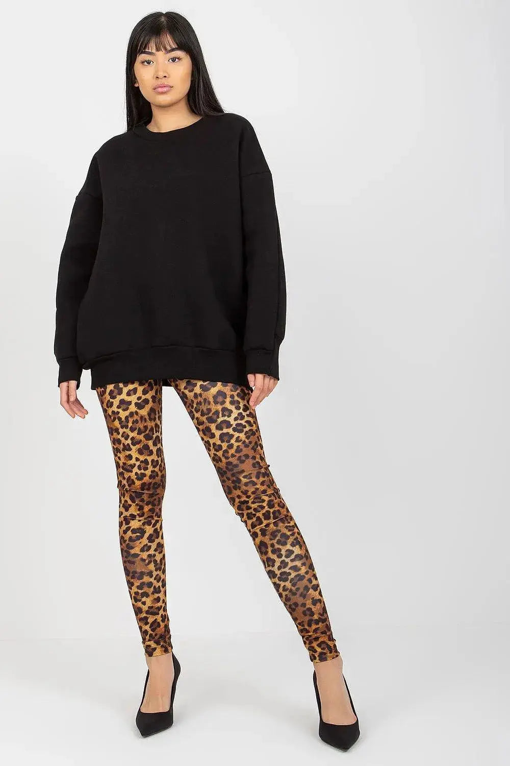 Relevance looser cut warm cotton womens sweatshirt