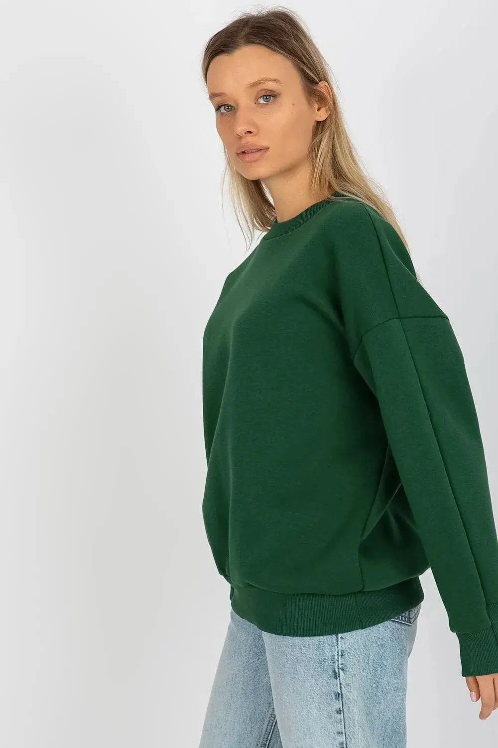 Relevance looser cut warm cotton womens sweatshirt