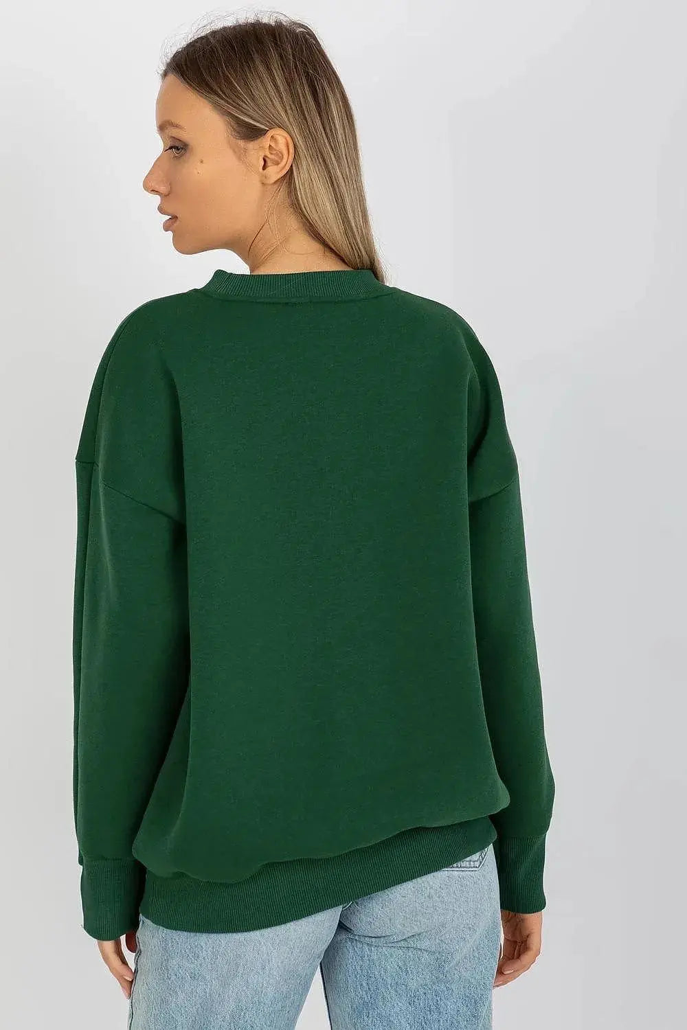 Relevance looser cut warm cotton womens sweatshirt