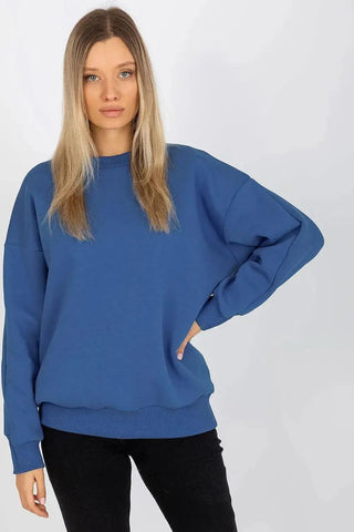Relevance looser cut warm cotton womens sweatshirt