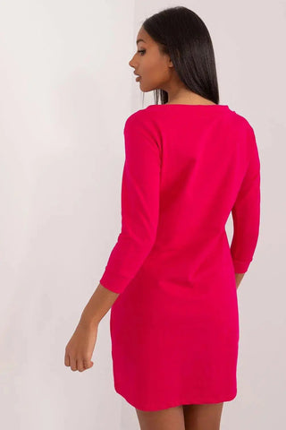 Relevance plain-cut sweatshirt dress