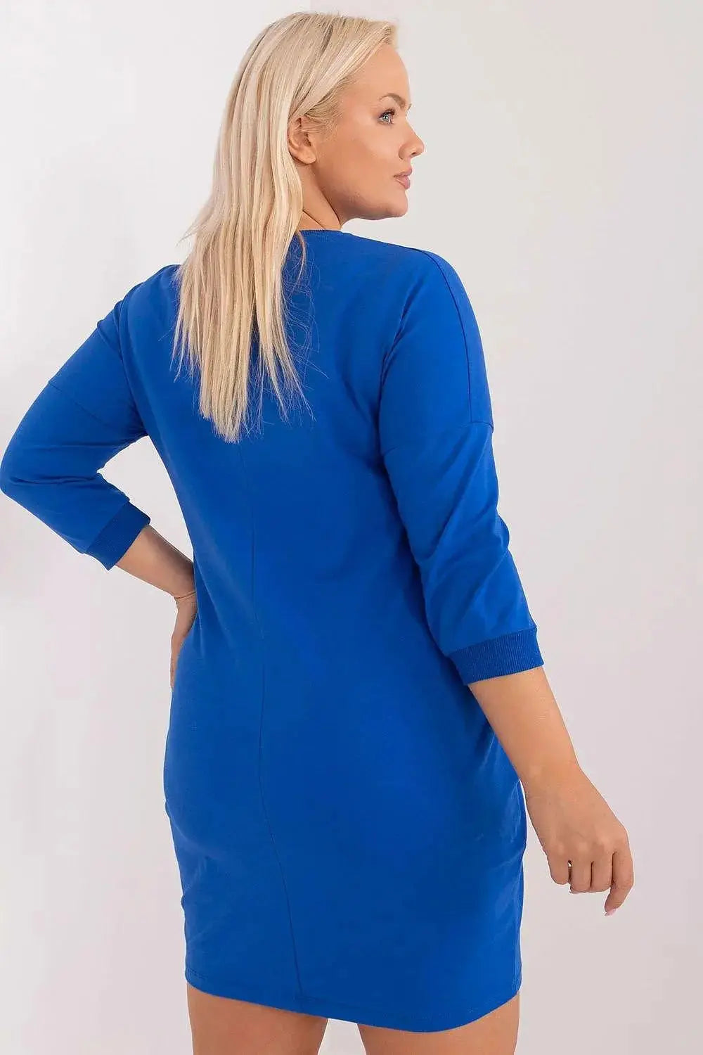 Relevance smooth, solid material feminine dress