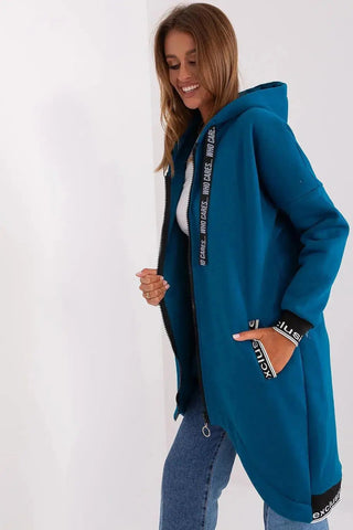 Relevance soft cotton extended sweatshirt