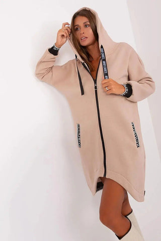 Relevance soft cotton extended sweatshirt