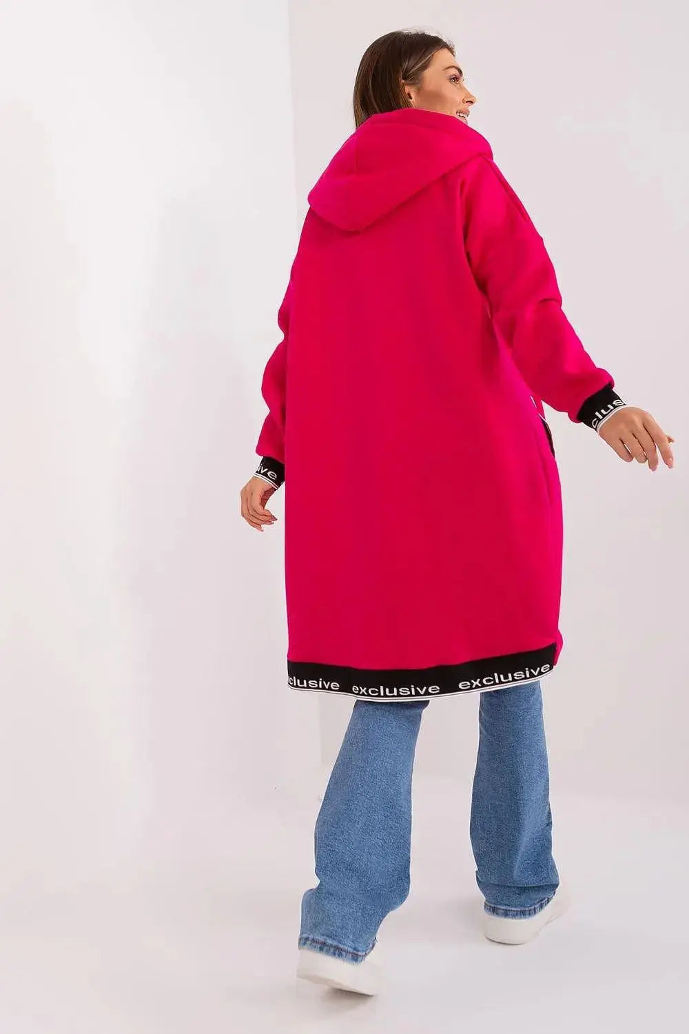 Relevance soft cotton extended sweatshirt