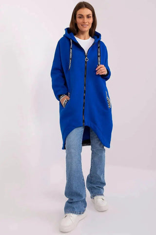 Relevance soft cotton extended sweatshirt