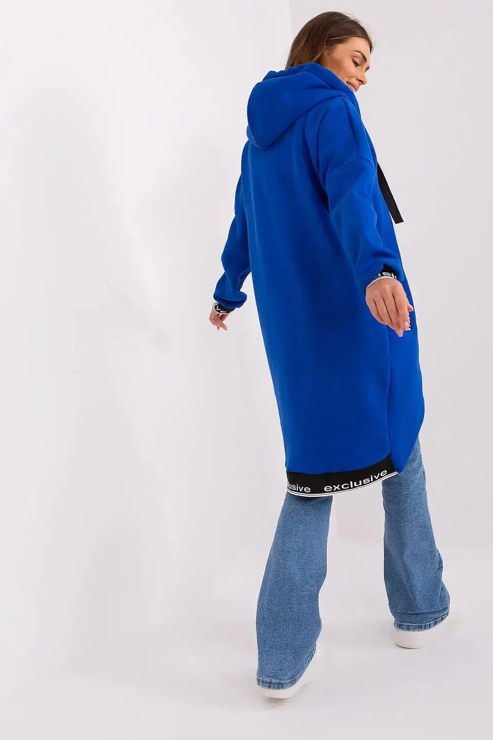 Relevance soft cotton extended sweatshirt