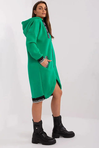 Relevance soft cotton extended sweatshirt