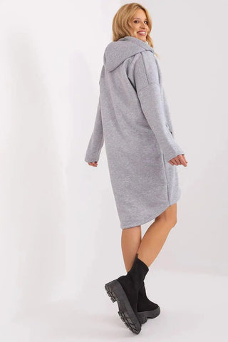 Relevance sporty style extended sweatshirt