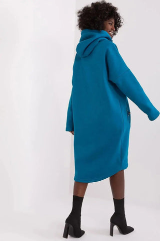 Relevance sporty style extended sweatshirt