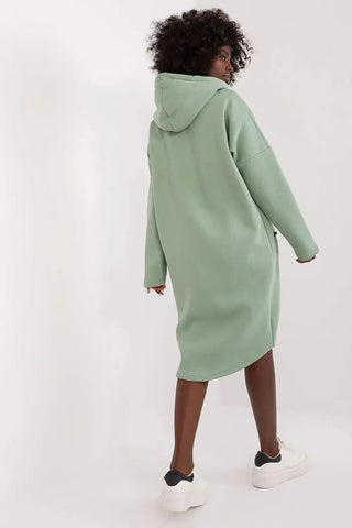 Relevance sporty style extended sweatshirt