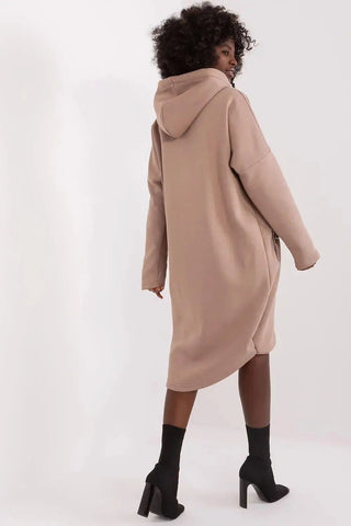 Relevance sporty style extended sweatshirt